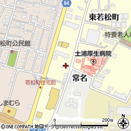 茨城県土浦市東若松町3987周辺の地図