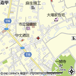 茨城県行方市玉造乙1197周辺の地図