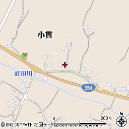 茨城県行方市小貫1389周辺の地図