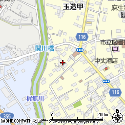 茨城県行方市玉造甲235-1周辺の地図