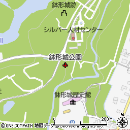 鉢形城公園周辺の地図