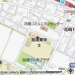 加須市立加須東中学校周辺の地図