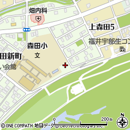 福井市森田会館周辺の地図
