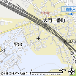 長野県塩尻市大門二番町周辺の地図