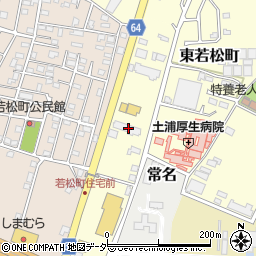 茨城県土浦市東若松町3984周辺の地図