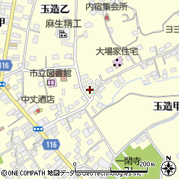茨城県行方市玉造甲4536周辺の地図