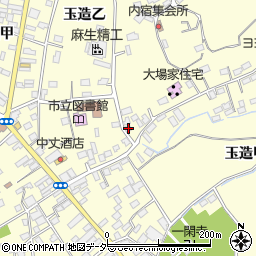 茨城県行方市玉造甲1199周辺の地図