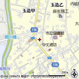 茨城県行方市玉造甲202周辺の地図
