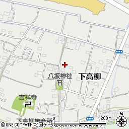 埼玉県加須市下高柳周辺の地図