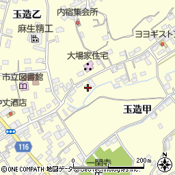 茨城県行方市玉造甲4486周辺の地図