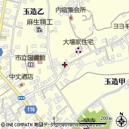 茨城県行方市玉造甲4535周辺の地図