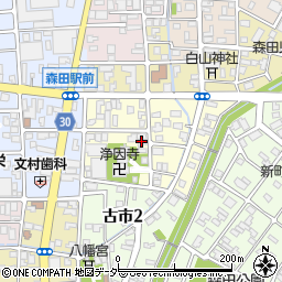 内田ふとん店周辺の地図