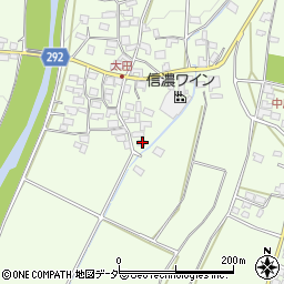 長野県塩尻市洗馬646周辺の地図