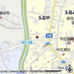 茨城県行方市玉造甲193-1周辺の地図