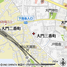 長野県塩尻市大門三番町11-24周辺の地図