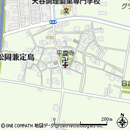 平慶寺周辺の地図