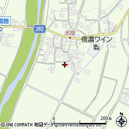 長野県塩尻市太田640周辺の地図