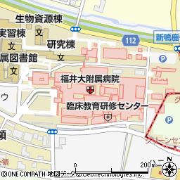 ローソンＳ福井大学病院店周辺の地図