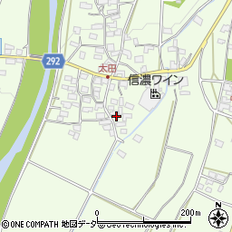 長野県塩尻市洗馬645周辺の地図