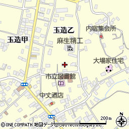 茨城県行方市玉造乙1157周辺の地図