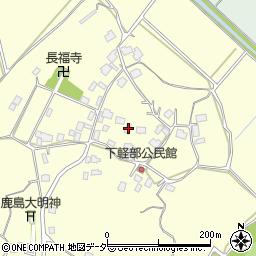 茨城県かすみがうら市下軽部333周辺の地図