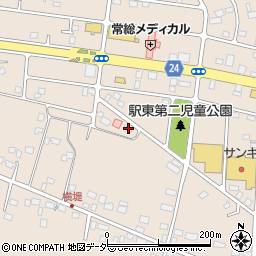 茨城県常総市新石下4050周辺の地図