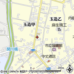 茨城県行方市玉造甲180周辺の地図