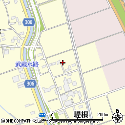 埼玉県行田市堤根855周辺の地図
