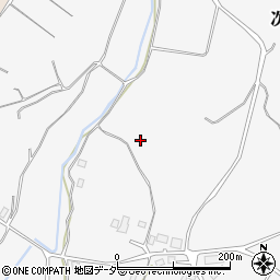 茨城県行方市次木671周辺の地図