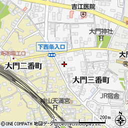 長野県塩尻市大門三番町332周辺の地図
