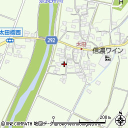 長野県塩尻市太田632-1周辺の地図