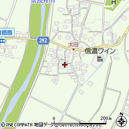 長野県塩尻市洗馬633周辺の地図
