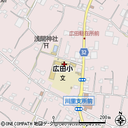 鴻巣市立広田小学校周辺の地図