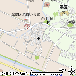福井県坂井市丸岡町楽間13周辺の地図