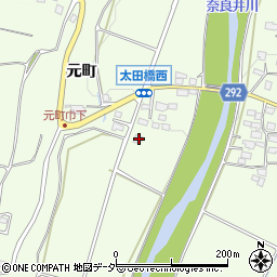 長野県塩尻市洗馬883周辺の地図