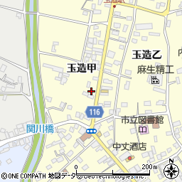 茨城県行方市玉造甲129周辺の地図