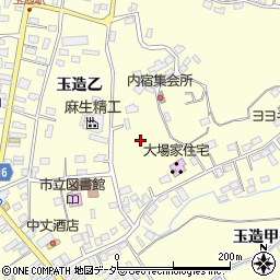 茨城県行方市玉造周辺の地図