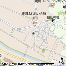 福井県坂井市丸岡町楽間14周辺の地図