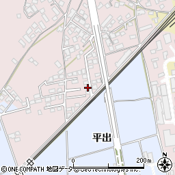 長野県塩尻市桔梗ケ原106-45周辺の地図