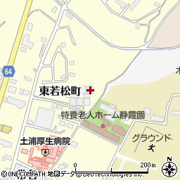 茨城県土浦市東若松町263周辺の地図