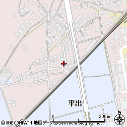 長野県塩尻市桔梗ケ原106-44周辺の地図