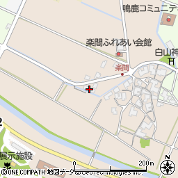 福井県坂井市丸岡町楽間9周辺の地図