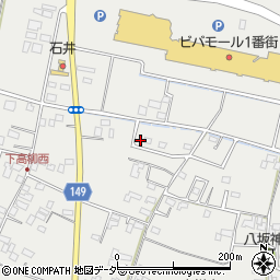 埼玉県加須市下高柳1378-1周辺の地図