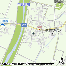 長野県塩尻市洗馬659周辺の地図
