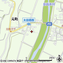 長野県塩尻市洗馬889周辺の地図