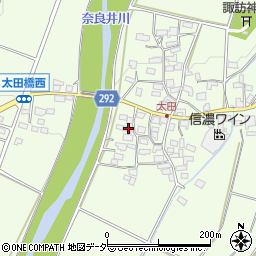長野県塩尻市太田622周辺の地図