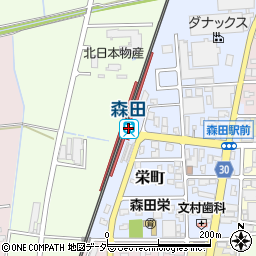 森田駅 福井県福井市 駅 路線図から地図を検索 マピオン