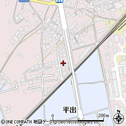 長野県塩尻市桔梗ケ原106-34周辺の地図
