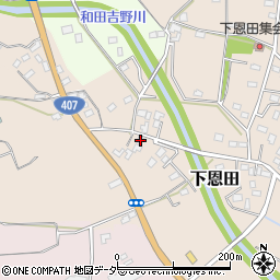 埼玉県熊谷市下恩田667-2周辺の地図