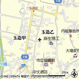 茨城県行方市玉造乙1139周辺の地図